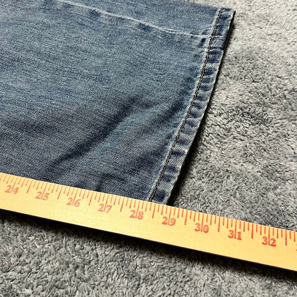Levis 569 Denim Jeans Men 36 x30 Loose Straight Blue Denim Pants ** - Picture 11 of 12